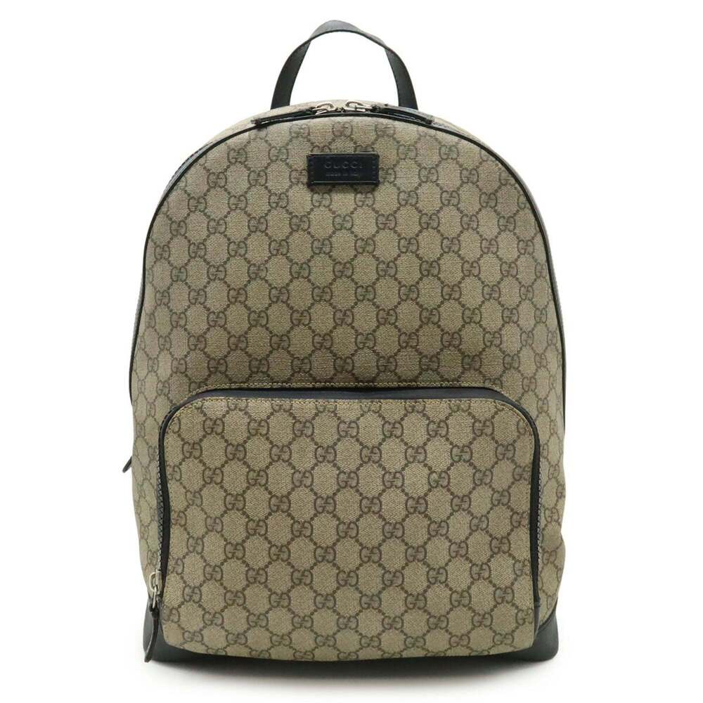 GUCCI Black Leather Backpack - Picture 2 of 10